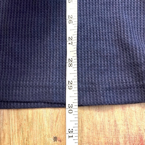 NWT,DARESAY Gray and Blue Henley Stretch Knit Shirt, Back to School,SizeL/XL - Picture 7 of 8